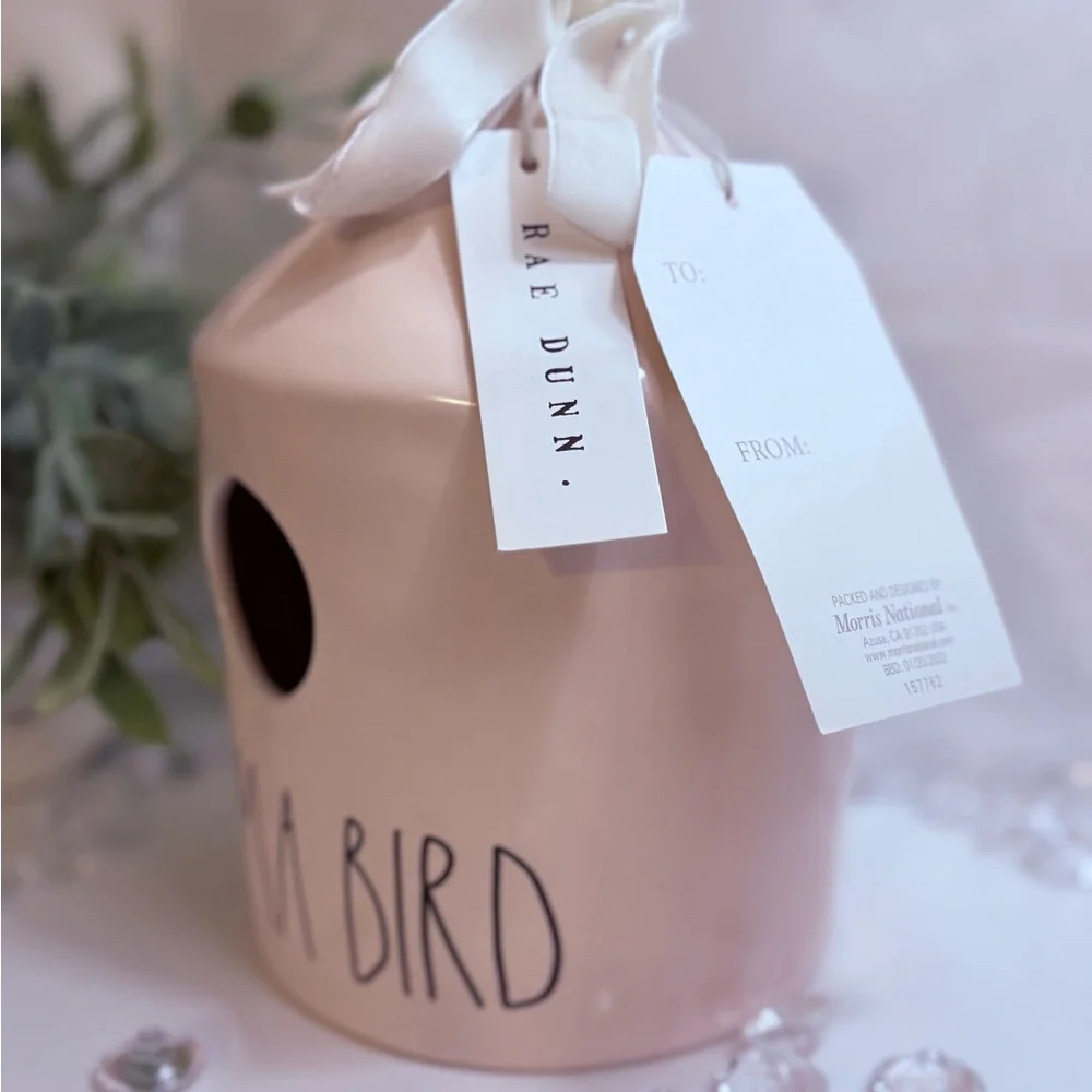 Mama Bird Pink Birdhouse